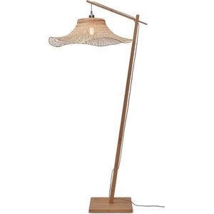 GOOD&MOJO Vloerlamp Ibiza - Bamboe - 83x65x176cm - - Staande lampen voor Woonkamer - Slaapkamer