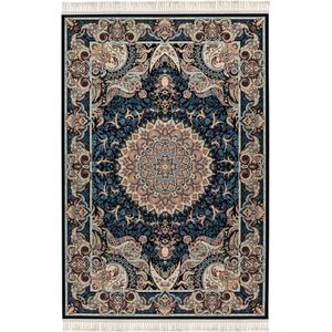 Lalee Oriental | Modern Vloerkleed Laagpolig | Navy | Tapijt | Karpet | Nieuwe Collectie 2024 | Hoogwaardige Kwaliteit | 80x150 cm
