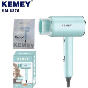 Kemei Km-6875 Professionele High Speed ​​Föhn Warme En Koude Wind Föhn