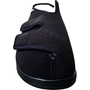 VAROMED Dames en Heren Verbandpantoffel Klittenbandsluitingen Zwart