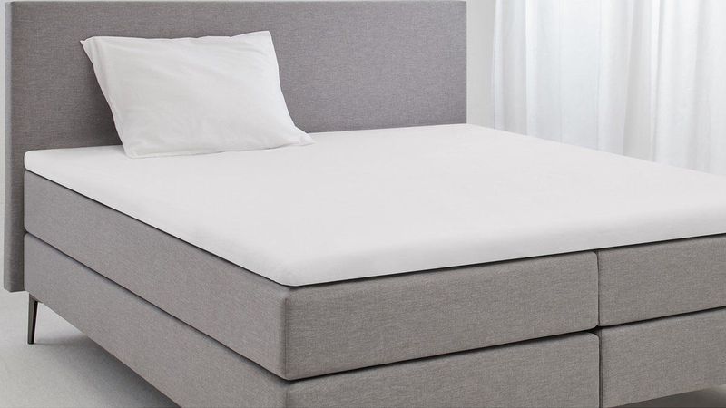 Cinderella Molton Hoeslaken - 180x210/220 cm - 50% Katoen 50% Polyester - Tot 25 cm hoog - Wit