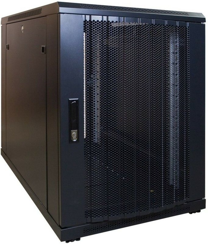 DSIT 15U mini serverkast met geperforeerde deur 600x1000x860mm (BxDxH) - serverbehuizing - serverrack - 19 inch