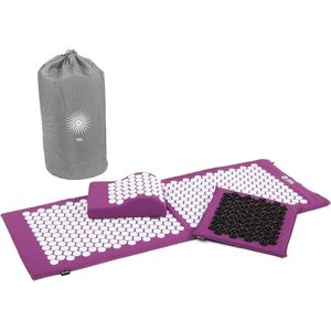 XL Acupressuurmat Deluxe Set - Zelfmassage voor Nek en Rugpijn - Zacht en Effectief