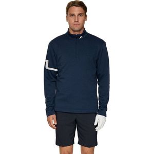 J.lindeberg Heath Strike Mid Layer Sweatshirt Met Halve Rits Blauw L Man