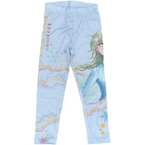 Disney Frozen Legging - Lang - Elsa - Blauw - Maat 110/116