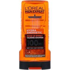 L'Oréal Men Expert Douche Gel Hydra Energetic- 4 x 300 ml voordeelverpakking