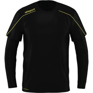 Uhlsport Stream 22 Goalkeeper Shirt Junior Sportshirt - Maat 128  - Unisex - zwart/geel
