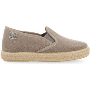 Espadrilles - Grijs - Jute Rand - 100% Katoen