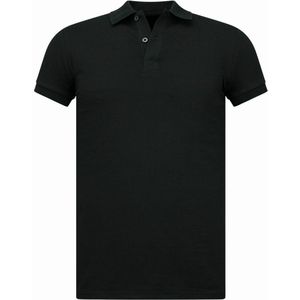 Polo Shirt Heren - Heren Poloshirts Korte Mouw - Polo Heren Slim Fit - A150 - Zwart