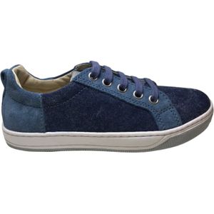 Naturino mt 29 veters lederen / jeans sneakers caleb navy