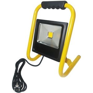 Profile Straler - Bouwlamp - LED op voet - 20W - 1350 lumen - 2m snoer - Binnen en Buiten - A+ - IP65