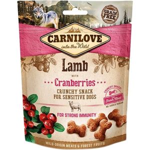 Carnilove crunchy snack lam - cranberries -  Hondensnacks - lam en veenbessen - sintcadeaus voor huisdieren -  hondensnacks lam