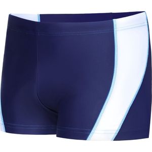 Ladeheid LA-LA40-171-SO Heren Zwembroek - Zwemshorts - sneldrogend - Koordsluiting - Polyester & Elastaan - Marineblauw/Wit (171) - S
