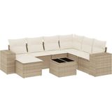 vidaXL-8-delige-Loungeset-met-kussens-poly-rattan-beige