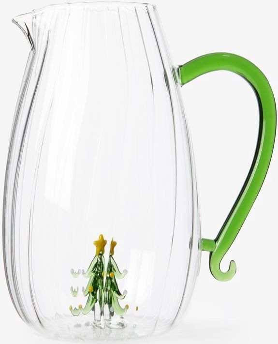 Sissy-Boy - Glazen Karaf - Transparant - Met Kerstboom