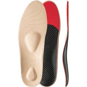 Pedag - Viva Low - Inlegzolen - Zwart - Leer