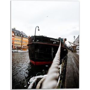 Forex - Aangelegde Boot - 30x40cm Foto op Forex