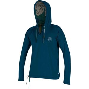 O'Neill Dames Long Sleeve Print Sun Hoodie - French Navy / Frans