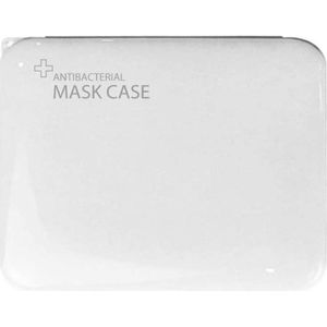 Mondkapjes Opbergdoosje - Vierkant - Wit