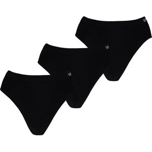 Apollo - Bamboe Dames Hip Slips - Zwart - Maat XL - Dames ondergoed - Dames slips