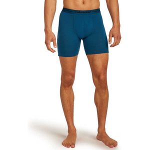 Icebreaker Anatomica Long Boxers Merino-ondergoed (Heren |blauw)