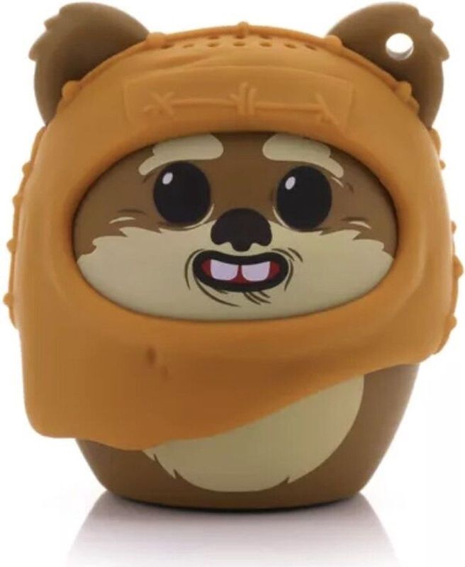 Bitty Boomers - Star Wars - Ewok Wicket - Bluetooth-luidspreker - Ultra-draagbaar - 5,1 cm hoog