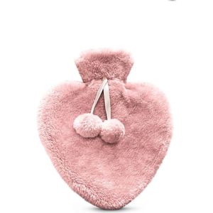 Kruik - Warmwaterkruik - Kruik met hoes - Warmwaterkruik kinderen - Warmwaterkruik voor Pijnverlichting en Ontspanning - 1 liter - Ideaal voor menstruatie - Roze met hoes - Perfect - Voor vrouwen - ouderen en kinderen