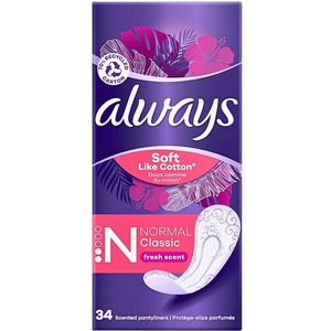 Always - Inlegkruisjes - Normal - 34 Inlegkruisjes - 1 stuk