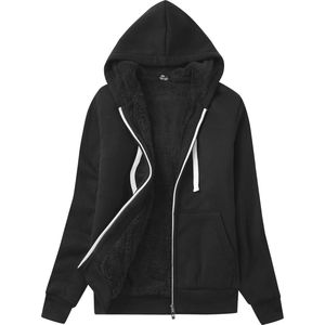 Hoodie Dames Lange Mouwen Met Capuchon - Warme Fleece Sweatjack voor Winter en Herfst