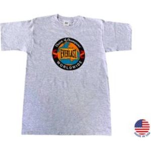 Everlast - Sportshirt Worldwide - Work Out T-shirt - Heren - Grijs - Maat L