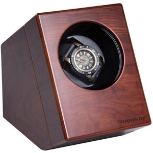 Watchwinder - Augusta - Automatisch horloge opwinden - Doos - Box - Opbergbox horloge - Werkt op lichtnet - 1 horloge