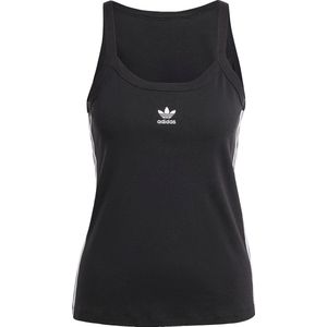 adidas Originals 3-Stripes Tanktop - Dames - Zwart- S