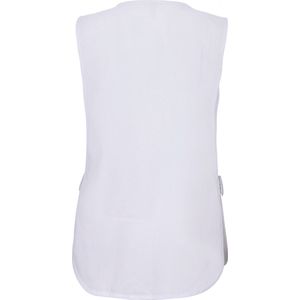Schort/Tuniek/Werkblouse Dames L/XL Kariban White 65% Polyester, 35% Katoen