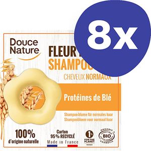 Douce Nature - Fleur de shampooing - Normaal Haar (8x 85g)