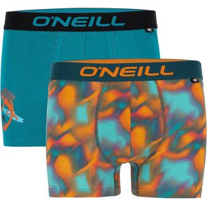 4-Pack O'Neill Blended Dye Heren Boxerhorts 900862 - Blauw / Multi - Maat S