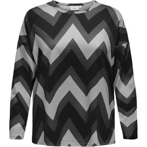 ONLY CARMAKOMA CARKAYA LIFE L/S TOP JRS Dames Top - Maat L