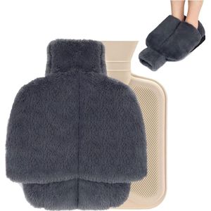 Inovra ® Voetverwarmer Warmwaterkruik 2L - Voetenwarmer Zonder Elektriciteit voor Mannen en Vrouwen