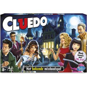 Cluedo: Het bekende misdaadspel voor 2-6 spelers vanaf 8 jaar. Los de moord op met meerdere locaties en verdachten!