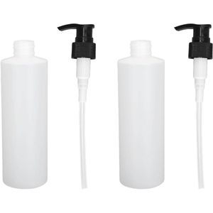 Pack van 2 250ml Herbruikbare Massageolie Dispenser - Lekvrij ABS Materialen