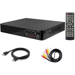 Dvd Speler Met HDMI - Geschikt Voor Divx Ultra, Mpeg1, Mpeg2, Mpeg4 - Full Hd - Regiovrij - Inclusief HDMI En Afstandsbediening - Dvd En Cd Speler - Usb - Inclusief Afstandsbediening - Dvd Films