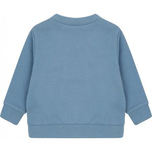Sweatshirt Kind 6/12M Larkwood Ronde hals Lange mouw Stone blue 60% Katoen, 40%