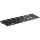 HP 720 Multi-Device Rechargeable Wireless Keyboard toetsenbord Thuis/Werk USB + Bluetooth AZERTY Belgisch Zwart