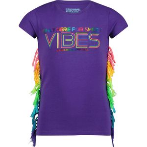 4PRESIDENT T-shirt meisjes - Deep blue - Maat 92 - Meiden shirt