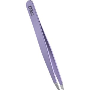 Schuin antislip pincet voor het epileren van wenkbrauwen - lila