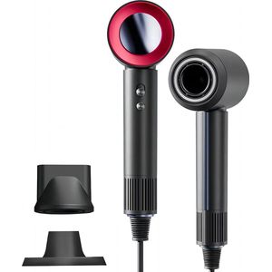 Fuegobird Negatieve Ionen Hoge Snelheid Snel Droog Haardroger - Föhn met Blaasmond - 110.000 RPM - Borstelloze Motor - 1600W - Donkergrijs
