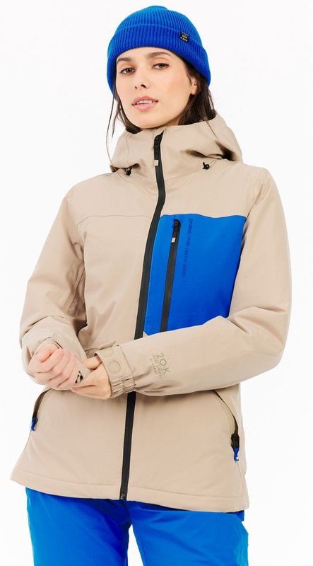 Protest Prtsalut - Skijas Dames - Winterjas - Skipasvak - Waterkolom 20K – Bamboobeige