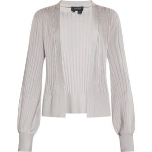 usha BLACK LABEL Gebreid vest  lichtgrijs