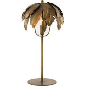 Light & Living Tafellamp Palmu - Goud - Ø26cm - Botanisch