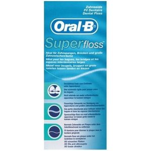 Oral-B Superfloss - 3 x 50 stuks - Flosdraad - Voordeelverpakking