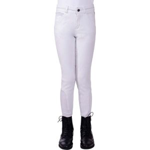 QHP Rijbroek Carrie Junior full grip - maat 140 - white